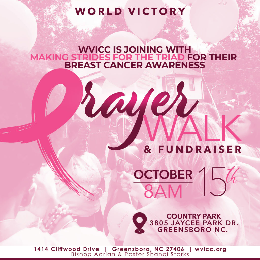 Breast Cancer Prayer Walk 2022 – World Victory